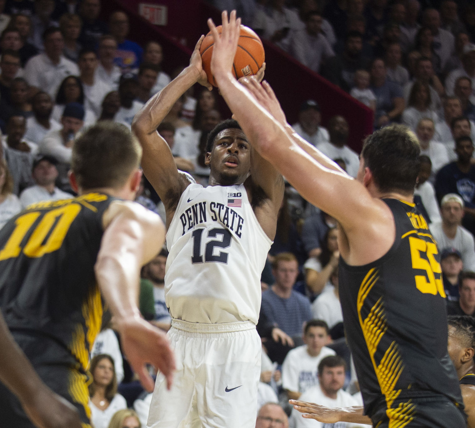Penn State vs Iowa at Palestra, Brockington (12)